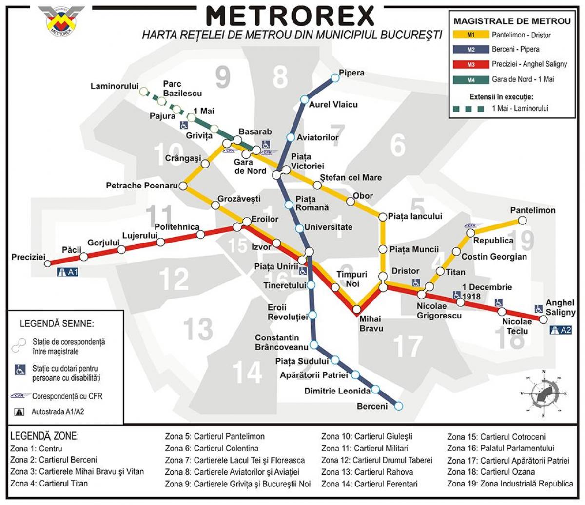 metro mapu bucureşti