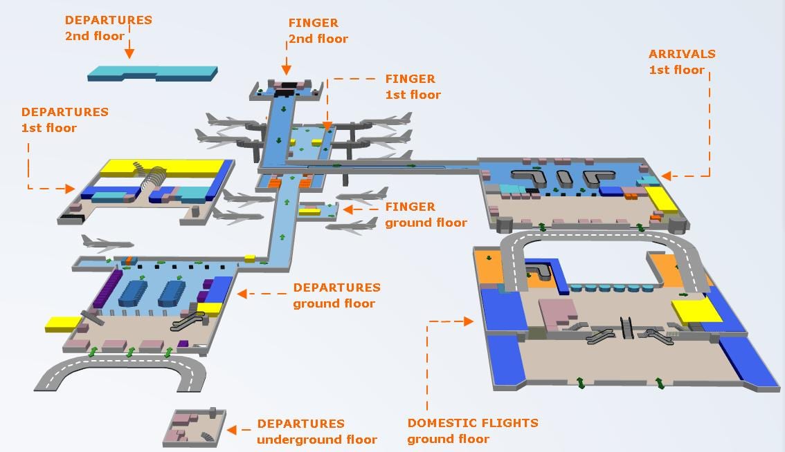 cdg airport mapu