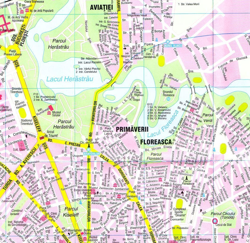 bucharest city tour mapu