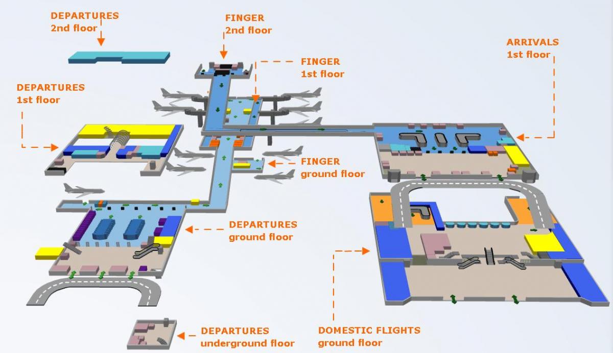 cdg airport mapu