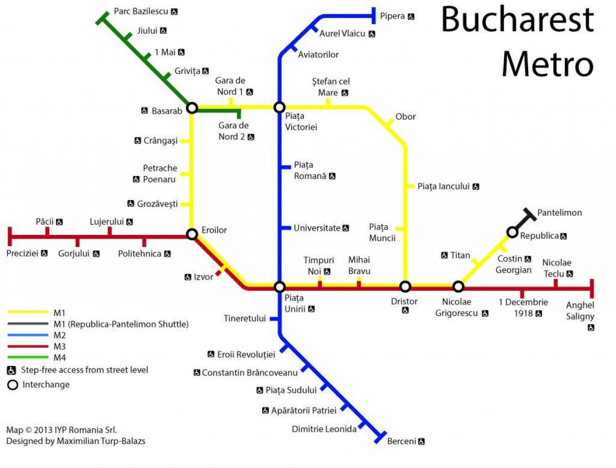 Mapa bukurešti verejnej dopravy 