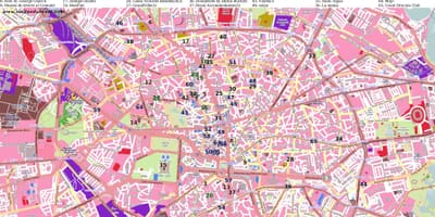 Paríž street mape