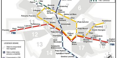 Metro mapu bucureşti
