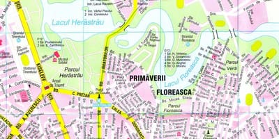 Bucharest city tour mapu