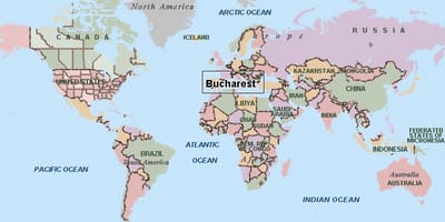 Mapa bukurešti svete 