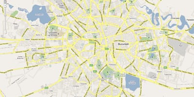 Mapa bucaresti rumunsko