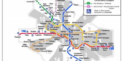 Paríž metro mapu