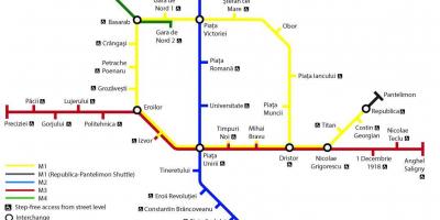 Mapa bukurešti verejnej dopravy 